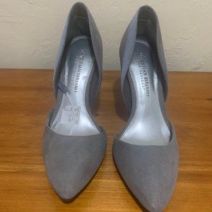 NWOT Christian Siriano for Payless Grey Halle Heels - Size 5.5